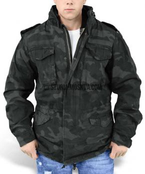 Куртка REGIMENT M65 черный камо