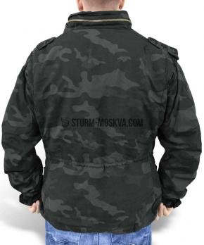 Куртка REGIMENT M65 черный камо